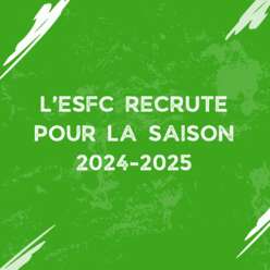 Recrutement saison 2024-2025